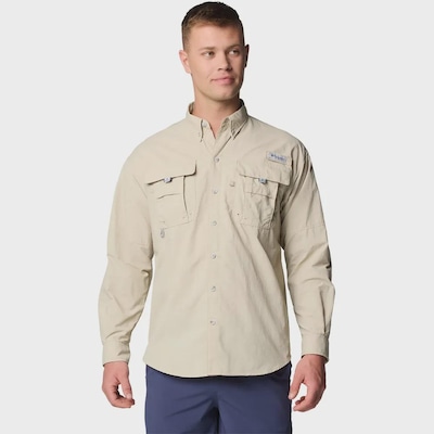 Camisa Manga Longa Columbia Bahama II Masculina - Foto 1