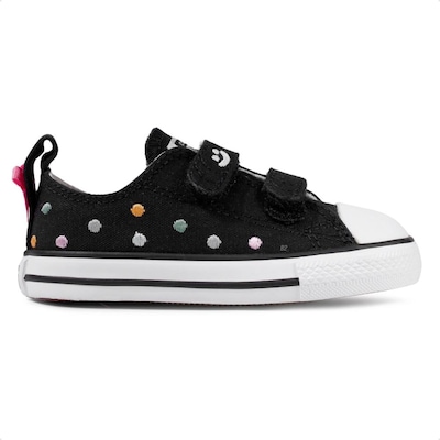 Tênis Infantil Converse Chuck Taylor All Star 2V Polka Dots - Foto 1