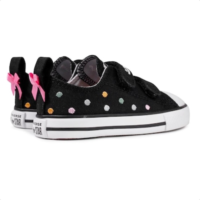 Tênis Infantil Converse Chuck Taylor All Star 2V Polka Dots - Foto 4
