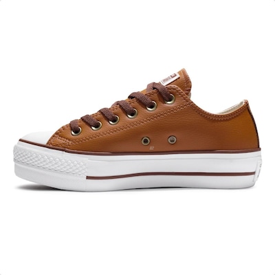 Tênis Feminino Converse All Star Chuck Taylor All Star Lift Cano Baixo - Foto 2