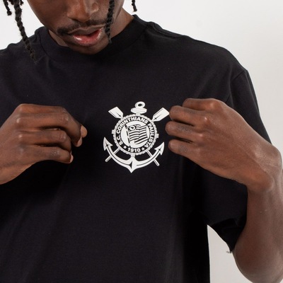 Camiseta do Corinthians Oficial Estampada Surf Center Masculina - Foto 4