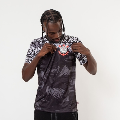Camiseta do Corinthians Oficial Bem Vindo Ao Hospício Surf Center - Foto 6