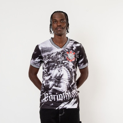 Camiseta do Corinthians Oficial Surf Center Masculina - Foto 5