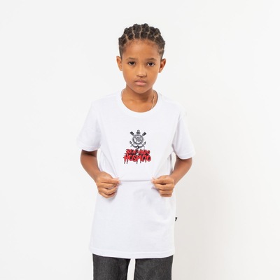 Camiseta do Corinthians Oficial Bem Vindo Ao Hospício Surf Center Infantil - Foto 5
