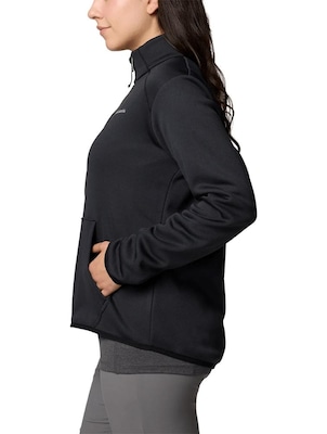 Jaqueta Feminina Columbia Fleece Hike Tech sem Capuz - Foto 5