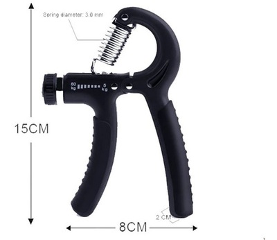 Hand Grip com mola ajustável de força 5 A 60 Kg Pista e Campo - Foto 3