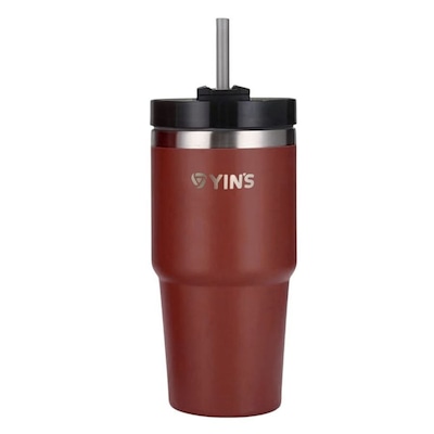 Copo Térmico Yins Straw 600ML - Foto 1