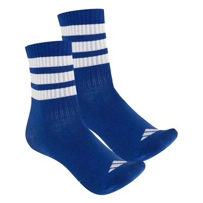 Meia Cano Médio adidas Crew - 3 Pares - Infantil - Foto 3