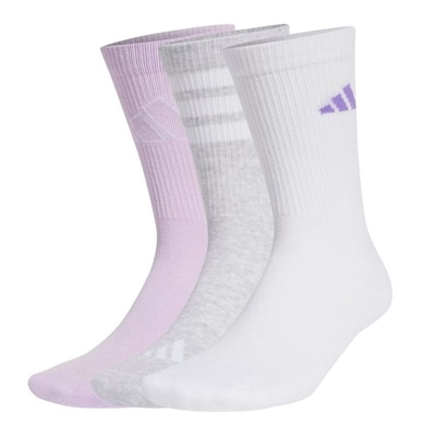 Meia adidas Cano Médio Logo - 3 Pares - Unissex - Foto 1