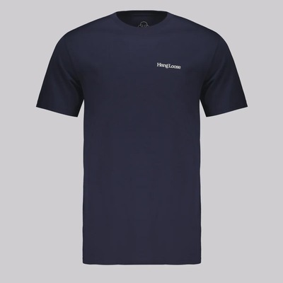 Camiseta Hang Loose Malha Pima Lettering Masculina - Foto 1