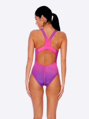 Maiô Feminino Speedo Alça Larga Net Estampado - Foto 2