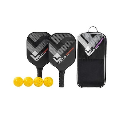 Kit Pickleball Performance 2 Raquetes + 4 Bolas + Bolsa Vollo - Foto 1