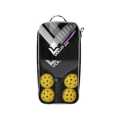 Kit Pickleball Performance 2 Raquetes + 4 Bolas + Bolsa Vollo - Foto 3