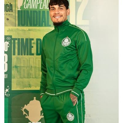 Conjunto do Palmeiras Agasalho Alive Betel + Calça - Masculino - Foto 3