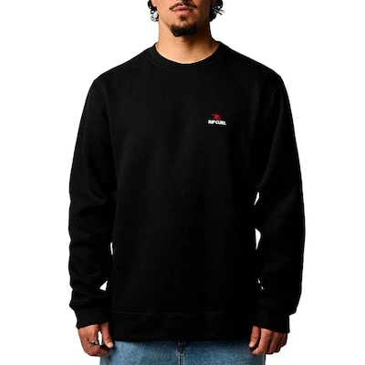 Blusão de Moletom Masculino Rip Curl Careca Corporate Sem Capuz - Foto 1