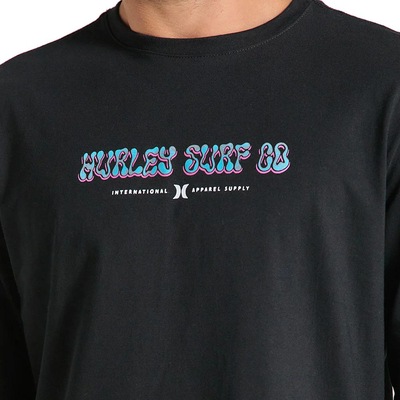 Camiseta Manga Longa Masculina Hurley Poster - Foto 3
