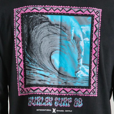 Camiseta Manga Longa Masculina Hurley Poster - Foto 4