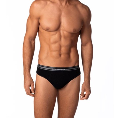 Kit Cueca Slip Lupo Com Elastano 2 Peças - Foto 2