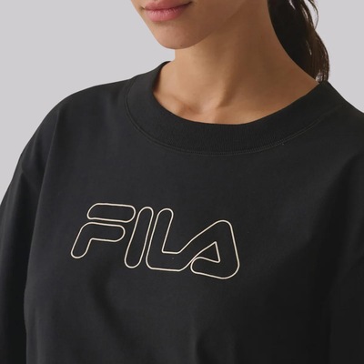 Cropped Fila Over Outline Union 1911 Feminino - Foto 4