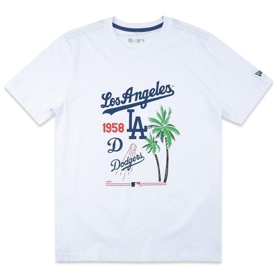 Camiseta Masculina New Era Los Angeles Dodgers Fan - Foto 1