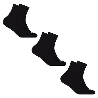 Meia Cano Longo Hoahi - 3 Pares - Masculina - Foto 1