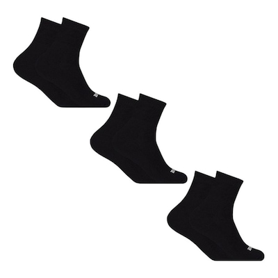Meia Cano Longo Hoahi - 3 Pares - Masculina - Foto 1