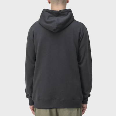 Blusão de Moletom Masculino Oakley com Capuz Bark F/Z Hoodie Blackout - Foto 3