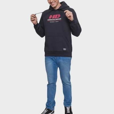 Blusão de Moletom Masculino HD com Capuz Basic - Foto 5