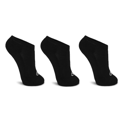 Meia Cano Invisível Masculina Olympikus Treino - 3 Pares - Foto 1