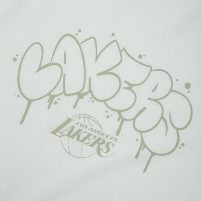 Camiseta Masculina New Era Los Angeles Lakers Hip Hop - Foto 3