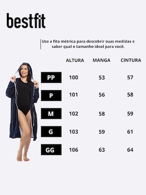 Roupão de Natação Best Fit Adulto - Foto 5