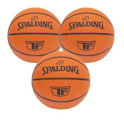 Kit 3 Mini Bolas de Basquete Spalding TF - Foto 1