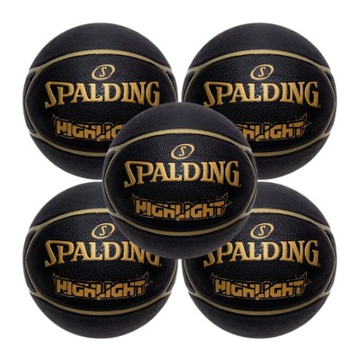 Kit 3 Bola de Basquete Spalding Highlight - Tamanho 7 - Foto 2