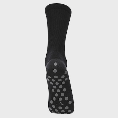 Meia Mizuno Grip Cano Médio Antiderrapante Tam. 33-38 - Mizuno - Unissex - Foto 2