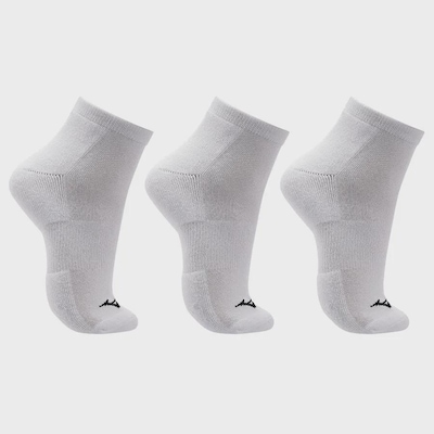 Meia Cano Curto Mizuno Prime Tam. 33 a 38 com 3 Pares Unissex - Foto 2