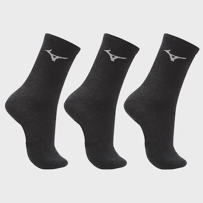 Meia Cano Médio Mizuno Prime Tam. 33 a 38 com 3 Pares nissex - Foto 1