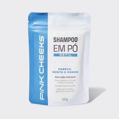 Shampoo Pink Cheeks em Pó 3 em 1 Refil 50g - Foto 3