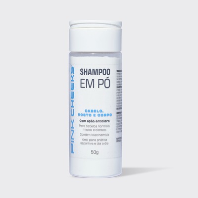 Shampoo Pink Cheeks em Pó 3 em 1 50g - Foto 1