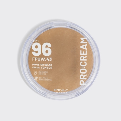 Pro Cream Protetor Solar Pink Cheeks Multifuncional FPS96 FPUVA43 14g - PRO15 - Foto 1
