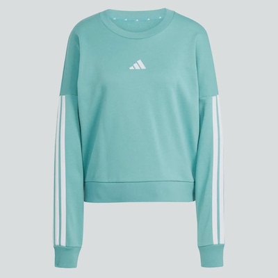 Blusão de Moletom Feminino adidas sem Capuz Essentials 3S - Foto 5
