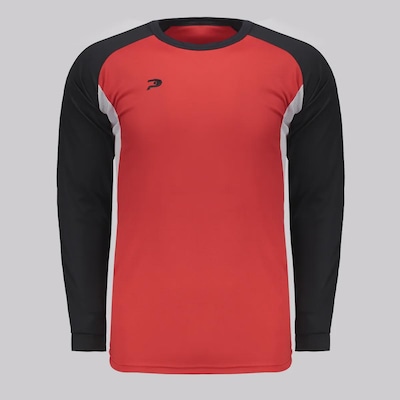Camisa Manga Longa Placar Goleiro Camanducaia Masculina - Foto 1