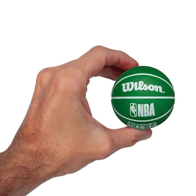 Mini Bola Basquete Wilson NBA Dribbl Celtics - Foto 4