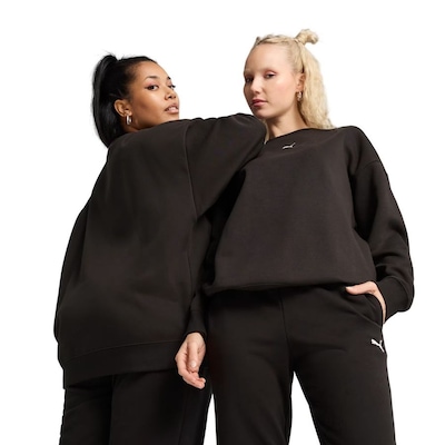 Blusão de Moletom Puma Ess Oversized Crew Feminino - Foto 3