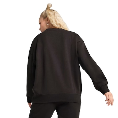 Blusão de Moletom Puma Ess Oversized Crew Feminino - Foto 4