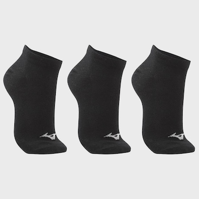 Meia Cano Invisível Mizuno Basic - 3 Pares - Unissex - Foto 1