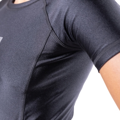Rashguard Manga Curta Compressão Pretorian Feminino - Foto 3