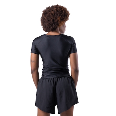 Rashguard Manga Curta Compressão Pretorian Feminino - Foto 5