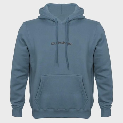 Blusão de Moletom Masculino Quiksilver com Capuz Big Fech Omni Logo Dna - Foto 1