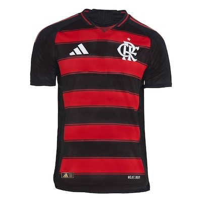 Camiseta do Flamengo I Authentic 25/26 adidas Masculina - Foto 1