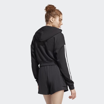 Blusão de Moletom adidas Essential French Terry Cropped Feminino - Foto 3
